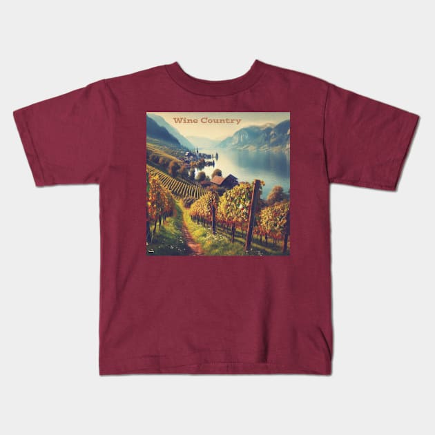 Wine Country . Kids T-Shirt by Canadaman99